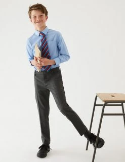 M&S Collection Boys' Skinny Leg School Trousers (2-18 Yrs) 34 M&S Collection Boys' Skinny Leg School Trousers (2-18 Yrs) -SCHOOL UNIFORM Sales SD 04 T76 4765 T0 X EC 0