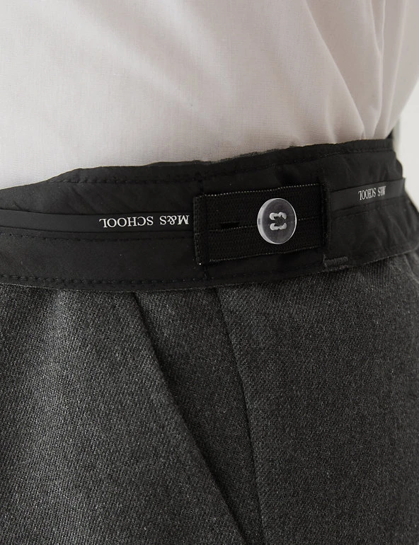 M&S Collection School 2pk Boys' Regular Leg Shorts (2-14 Yrs) 7 M&S Collection School 2pk Boys' Regular Leg Shorts (2-14 Yrs) - Image 5