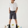 School 2pk Boys' Slim Fit Shorts 2 School 2pk Boys' Slim Fit Shorts -SCHOOL UNIFORM Sales SD 04 T76 4966 T0 X EC 0