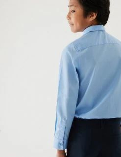 M&S Collection 3pk Boys' Easy Iron School Shirts (2-16 Yrs) 35 M&S Collection 3pk Boys' Easy Iron School Shirts (2-16 Yrs) -SCHOOL UNIFORM Sales SD 04 T76 5719 E0 X EC 2
