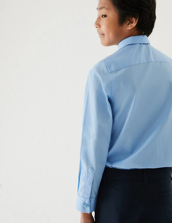 M&S Collection 3pk Boys' Easy Iron School Shirts (2-16 Yrs) 18 M&S Collection 3pk Boys' Easy Iron School Shirts (2-16 Yrs) - Image 16