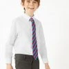 M&S Collection 3pk Boys' Easy Iron School Shirts (2-16 Yrs) -SCHOOL UNIFORM Sales SD 04 T76 5719 Z0 X EC 0