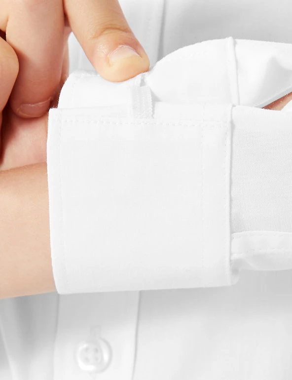 M&S Collection 3pk Boys' Easy Iron School Shirts (2-16 Yrs) 6 M&S Collection 3pk Boys' Easy Iron School Shirts (2-16 Yrs) - Image 4