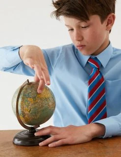 M&S Collection 2pk Boys' Non-Iron School Shirts (2-18 Yrs) 20 M&S Collection 2pk Boys' Non-Iron School Shirts (2-18 Yrs) -SCHOOL UNIFORM Sales SD 04 T76 5768 E0 X EC 0