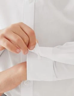 M&S Collection Boys' 5pk Regular Fit Easy To Iron School Shirts (2-18 Yrs) -SCHOOL UNIFORM Sales SD 04 T76 5779 Z0 X EC 3