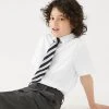M&S Collection 3pk Boys' Plus Fit Easy Iron School Shirts (4-18 Yrs) -SCHOOL UNIFORM Sales SD 04 T76 5812P Z0 X EC 0