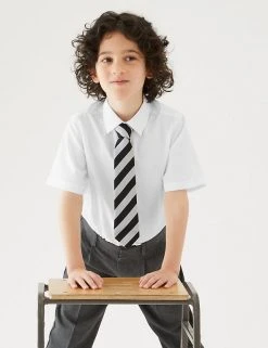 M&S Collection 3pk Boys' Easy Iron School Shirts (2-16 Yrs)