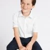 M&S Collection 2pk Boys' Slim Fit Non-Iron School Shirts (2-18 Yrs) 2 M&S Collection 2pk Boys' Slim Fit Non-Iron School Shirts (2-18 Yrs) -SCHOOL UNIFORM Sales SD 04 T76 5883 Z0 X EC 0