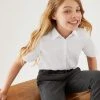 3pk Girls' Slim Fit Easy Iron School Shirts (2-16 Yrs) 2 3pk Girls' Slim Fit Easy Iron School Shirts (2-16 Yrs) -SCHOOL UNIFORM Sales SD 04 T76 5951 Z0 X EC 0