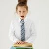 M&S Collection 3pk Girls' Longer Length Easy Iron School Shirts (4-18 Yrs) 2 M&S Collection 3pk Girls' Longer Length Easy Iron School Shirts (4-18 Yrs) -SCHOOL UNIFORM Sales SD 04 T76 6023L Z0 X EC 0