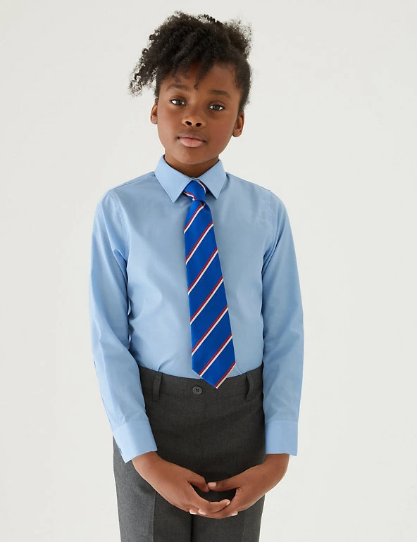 M&S Collection 3pk Girls' Easy Iron School Shirts (2-16 Yrs) 15 M&S Collection 3pk Girls' Easy Iron School Shirts (2-16 Yrs) - Image 13