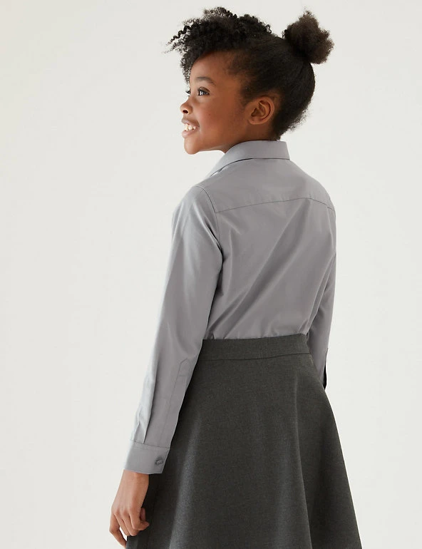 M&S Collection 3pk Girls' Easy Iron School Shirts (2-16 Yrs) 12 M&S Collection 3pk Girls' Easy Iron School Shirts (2-16 Yrs) - Image 10