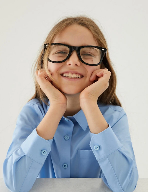 M&S Collection 2pk Girls' Non-Iron School Shirts (2-18 Yrs) 9 M&S Collection 2pk Girls' Non-Iron School Shirts (2-18 Yrs) - Image 7