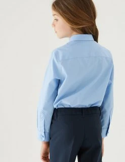 M&S Collection 2pk Girls' Non-Iron School Shirts (2-18 Yrs) 23 M&S Collection 2pk Girls' Non-Iron School Shirts (2-18 Yrs) -SCHOOL UNIFORM Sales SD 04 T76 6037 E0 X EC 2