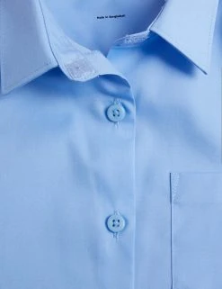 M&S Collection 2pk Girls' Non-Iron School Shirts (2-18 Yrs) 24 M&S Collection 2pk Girls' Non-Iron School Shirts (2-18 Yrs) -SCHOOL UNIFORM Sales SD 04 T76 6037 E0 X EC 3