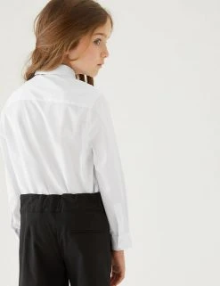 M&S Collection 2pk Girls' Non-Iron School Shirts (2-18 Yrs) 17 M&S Collection 2pk Girls' Non-Iron School Shirts (2-18 Yrs) -SCHOOL UNIFORM Sales SD 04 T76 6037 Z0 X EC 2