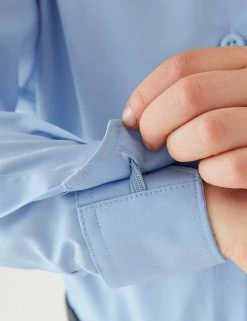 M&S Collection 2pk Girls' Slim Fit Non-Iron School Shirts (2-18 Yrs) 25 M&S Collection 2pk Girls' Slim Fit Non-Iron School Shirts (2-18 Yrs) -SCHOOL UNIFORM Sales SD 04 T76 6040 E0 X EC 3