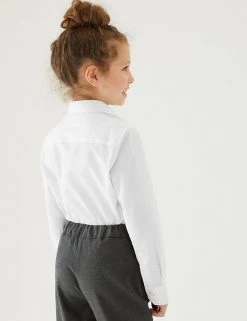 M&S Collection 2pk Girls' Slim Fit Non-Iron School Shirts (2-18 Yrs) 17 M&S Collection 2pk Girls' Slim Fit Non-Iron School Shirts (2-18 Yrs) -SCHOOL UNIFORM Sales SD 04 T76 6040 Z0 X EC 2