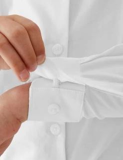 M&S Collection 2pk Girls' Skinny Fit School Shirts (2-18 Yrs) 12 M&S Collection 2pk Girls' Skinny Fit School Shirts (2-18 Yrs) -SCHOOL UNIFORM Sales SD 04 T76 6057 Z0 X EC 3