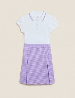 M&S Collection Dresses Girls' 2 In 1 Gingham Pleated School Dress (2-14 Yrs) 60 M&S Collection Dresses Girls' 2 In 1 Gingham Pleated School Dress (2-14 Yrs) -SCHOOL UNIFORM Sales SD 04 T76 6475 G0 X EC 90