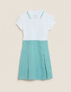 M&S Collection Dresses Girls' 2 In 1 Gingham Pleated School Dress (2-14 Yrs) 80 M&S Collection Dresses Girls' 2 In 1 Gingham Pleated School Dress (2-14 Yrs) -SCHOOL UNIFORM Sales SD 04 T76 6475 J0 X EC 90