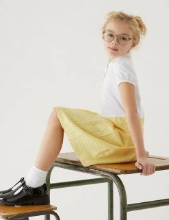 M&S Collection Dresses Girls' 2 In 1 Gingham Pleated School Dress (2-14 Yrs) 48 M&S Collection Dresses Girls' 2 In 1 Gingham Pleated School Dress (2-14 Yrs) -SCHOOL UNIFORM Sales SD 04 T76 6475 R0 X EC 0