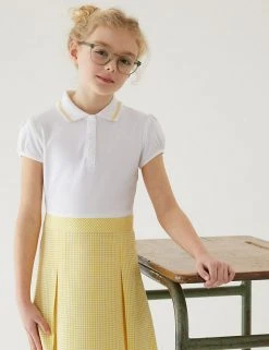 M&S Collection Dresses Girls' 2 In 1 Gingham Pleated School Dress (2-14 Yrs) 50 M&S Collection Dresses Girls' 2 In 1 Gingham Pleated School Dress (2-14 Yrs) -SCHOOL UNIFORM Sales SD 04 T76 6475 R0 X EC 1