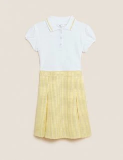 M&S Collection Dresses Girls' 2 In 1 Gingham Pleated School Dress (2-14 Yrs) 49 M&S Collection Dresses Girls' 2 In 1 Gingham Pleated School Dress (2-14 Yrs) -SCHOOL UNIFORM Sales SD 04 T76 6475 R0 X EC 90