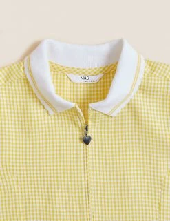 M&S Collection Dresses Girls' Gingham School Playsuit (2-14 Yrs) -SCHOOL UNIFORM Sales SD 04 T76 6479 R0 X EC 5