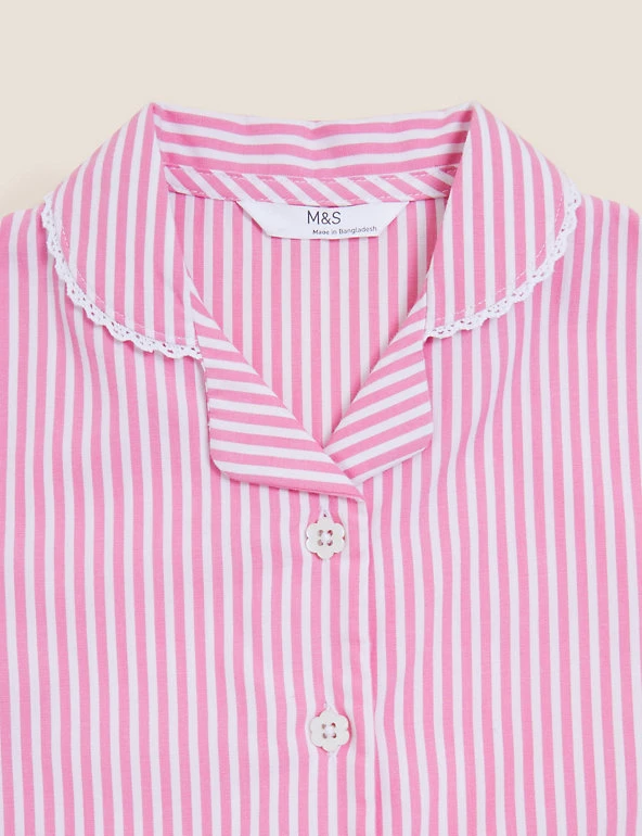 M&S Collection Dresses Girls' Pure Cotton Striped School Dress (2-14 Yrs) 18 M&S Collection Dresses Girls' Pure Cotton Striped School Dress (2-14 Yrs) - Image 16