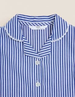M&S Collection Dresses Girls' Pure Cotton Striped School Dress (2-14 Yrs) 81 M&S Collection Dresses Girls' Pure Cotton Striped School Dress (2-14 Yrs) -SCHOOL UNIFORM Sales SD 04 T76 6480 F0 X EC 3