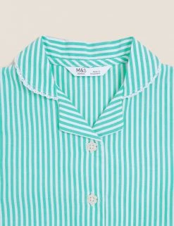 M&S Collection Dresses Girls' Pure Cotton Striped School Dress (2-14 Yrs) 86 M&S Collection Dresses Girls' Pure Cotton Striped School Dress (2-14 Yrs) -SCHOOL UNIFORM Sales SD 04 T76 6480 J0 X EC 3