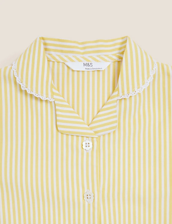 M&S Collection Dresses Girls' Pure Cotton Striped School Dress (2-14 Yrs) 12 M&S Collection Dresses Girls' Pure Cotton Striped School Dress (2-14 Yrs) - Image 10