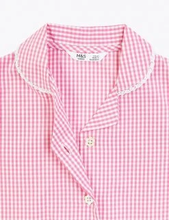 M&S Collection Dresses Girls' Pure Cotton Gingham School Dress (2-14 Yrs) 76 M&S Collection Dresses Girls' Pure Cotton Gingham School Dress (2-14 Yrs) -SCHOOL UNIFORM Sales SD 04 T76 6481 A0 X EC 4
