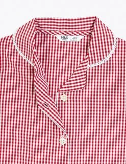 M&S Collection Dresses Girls' Pure Cotton Gingham School Dress (2-14 Yrs) 70 M&S Collection Dresses Girls' Pure Cotton Gingham School Dress (2-14 Yrs) -SCHOOL UNIFORM Sales SD 04 T76 6481 B0 X EC 4