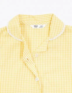 M&S Collection Dresses Girls' Pure Cotton Gingham School Dress (2-14 Yrs) 64 M&S Collection Dresses Girls' Pure Cotton Gingham School Dress (2-14 Yrs) -SCHOOL UNIFORM Sales SD 04 T76 6481 R0 X EC 4
