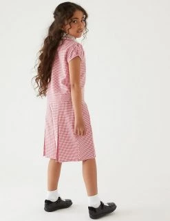 Dresses Girls' Gingham Pleated Zip School Playsuit (2-14 Yrs) 58 Dresses Girls' Gingham Pleated Zip School Playsuit (2-14 Yrs) -SCHOOL UNIFORM Sales SD 04 T76 6482 B0 X EC 2