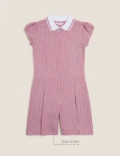 Dresses Girls' Gingham Pleated Zip School Playsuit (2-14 Yrs) 56 Dresses Girls' Gingham Pleated Zip School Playsuit (2-14 Yrs) -SCHOOL UNIFORM Sales SD 04 T76 6482 B0 X EC 90