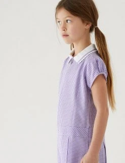 Dresses Girls' Gingham Pleated Zip School Playsuit (2-14 Yrs) 67 Dresses Girls' Gingham Pleated Zip School Playsuit (2-14 Yrs) -SCHOOL UNIFORM Sales SD 04 T76 6482 G0 X EC 1