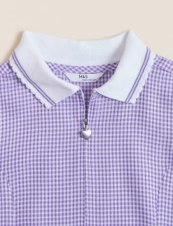 Dresses Girls' Gingham Pleated Zip School Playsuit (2-14 Yrs) 69 Dresses Girls' Gingham Pleated Zip School Playsuit (2-14 Yrs) -SCHOOL UNIFORM Sales SD 04 T76 6482 G0 X EC 5