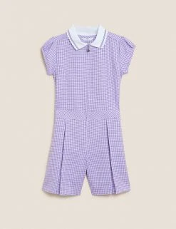 Dresses Girls' Gingham Pleated Zip School Playsuit (2-14 Yrs) 66 Dresses Girls' Gingham Pleated Zip School Playsuit (2-14 Yrs) -SCHOOL UNIFORM Sales SD 04 T76 6482 G0 X EC 90