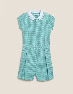Dresses Girls' Gingham Pleated Zip School Playsuit (2-14 Yrs) 74 Dresses Girls' Gingham Pleated Zip School Playsuit (2-14 Yrs) -SCHOOL UNIFORM Sales SD 04 T76 6482 J0 X EC 90