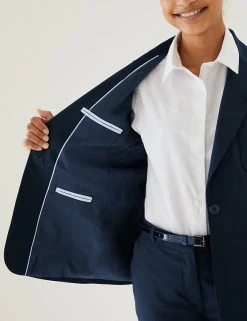 M&S Collection Blazers Girls' Slim Fit Blazer -SCHOOL UNIFORM Sales SD 04 T76 7530 F0 X EC 2