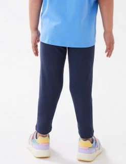 M&S Collection Cotton Rich Plain Leggings (2-7 Yrs) -SCHOOL UNIFORM Sales SD 04 T77 3173B F0 X EC 2