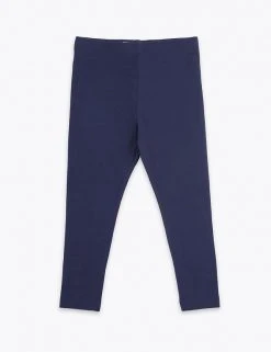 M&S Collection Cotton Rich Plain Leggings (2-7 Yrs) -SCHOOL UNIFORM Sales SD 04 T77 3173B F0 X EC 90