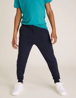M&S Collection 3pk Cotton Rich Joggers (6-16 Yrs) -SCHOOL UNIFORM Sales SD 04 T87 2000I ZZ X EC 1