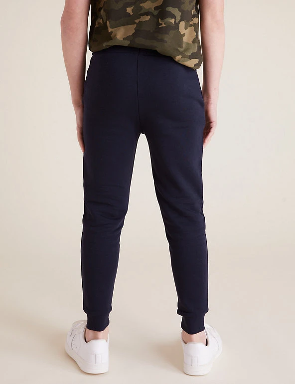 M&S Collection 2pk Cotton Rich Joggers (6-16 Yrs) 7 M&S Collection 2pk Cotton Rich Joggers (6-16 Yrs) - Image 5