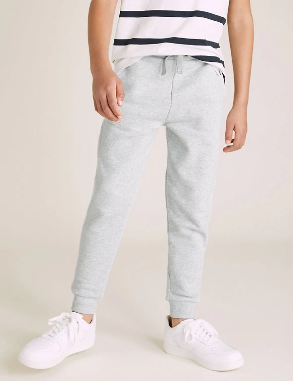 M&S Collection 2pk Cotton Rich Joggers (6-16 Yrs) 5 M&S Collection 2pk Cotton Rich Joggers (6-16 Yrs) - Image 3