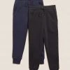 M&S Collection 2pk Cotton Rich Joggers (2-7 Yrs) 1 M&S Collection 2pk Cotton Rich Joggers (2-7 Yrs) -SCHOOL UNIFORM Sales SD 04 T88 2813I F4 X EC 0