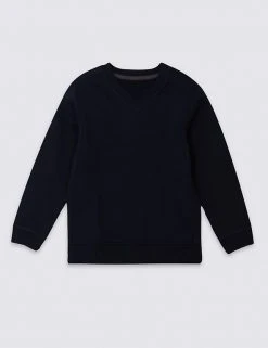 M&S Collection Jumpers Unisex V Neck Sweatshirt (2-16 Yrs) 8 M&S Collection Jumpers Unisex V Neck Sweatshirt (2-16 Yrs) -SCHOOL UNIFORM Sales SD 04 T93 1811 F3 X EC 90